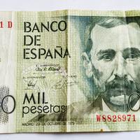 Banconota spagnola da collezione 