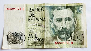 Banconota spagnola da collezione 
