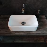 Mobile bagno sospeso mensola