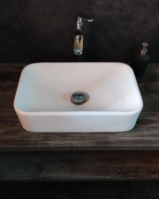 Mobile bagno sospeso mensola