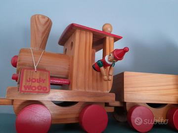 treno in legno anche x collezione 