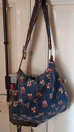 Borsa a spalla in denim