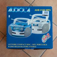 AUDIOLA LETTORE CD/MP3 RADIO REGISTRATORE