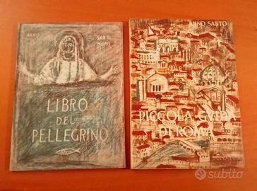 Libro Del Pellegrino 1949 e piccola guida di Roma