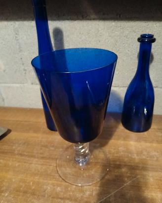 vaso vetro e bottiglie