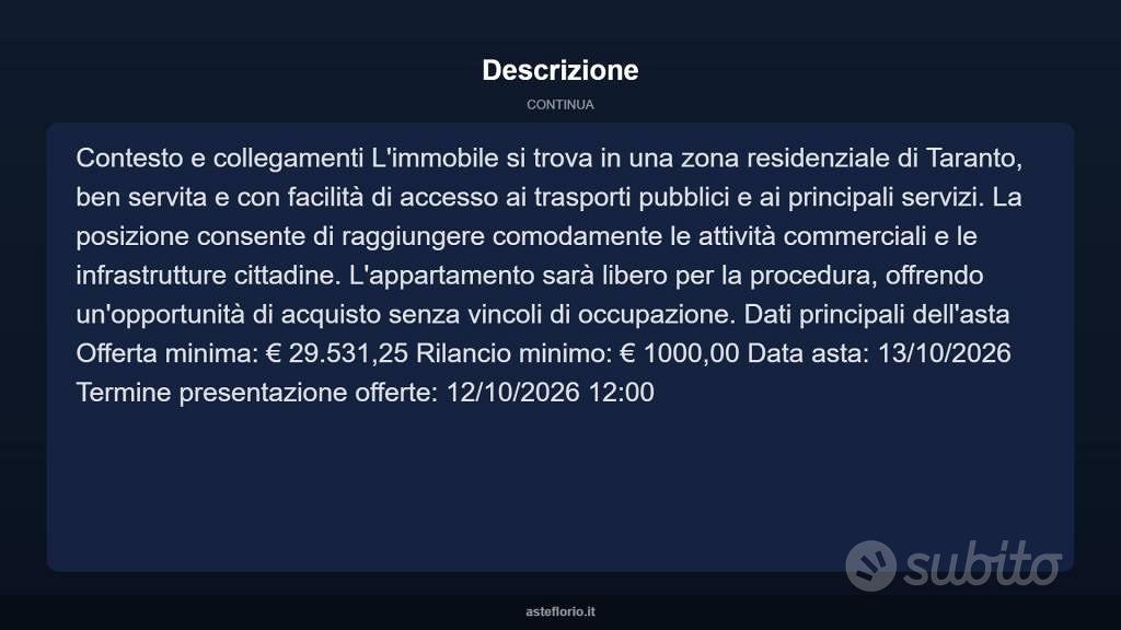 Appartamento – Taranto - Vista 5