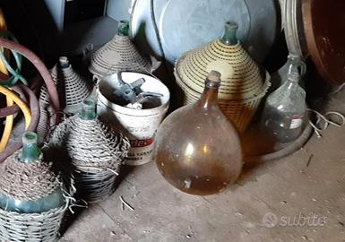 Damigiana vetro varie misure. gratis 