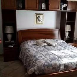 Soppalco in legno con letto