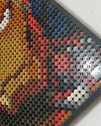 Lego quadro iron man originale