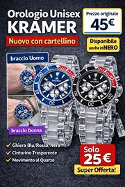 Orologio Unisex KRAMER –Nuovo+cartellino,25€ cada.
