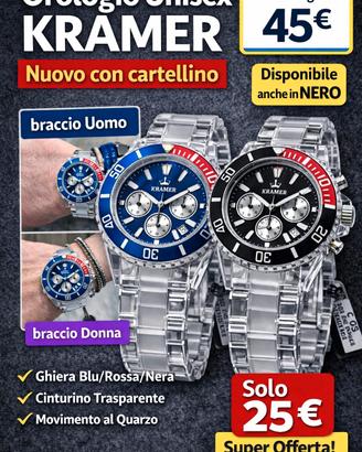 Orologio Unisex KRAMER –Nuovo+cartellino,25€ cada.