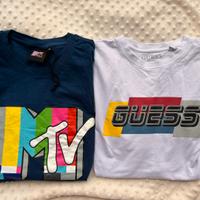 Set t-shirt vintage guess Mtv