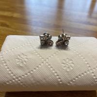 Orecchini in argento con pietre colorate