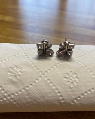 Orecchini in argento con pietre colorate