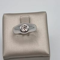 SOLITARIO DIAMANTE 0,65CT ORO 18kt CERTIFICATO