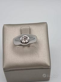 SOLITARIO DIAMANTE 0,65CT ORO 18kt CERTIFICATO