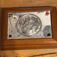 Scatola argento Pesaresi vintage