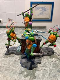 Tartarughe Ninja Diorama Completo 4 FigureABYstyle