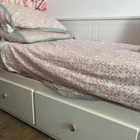 Letto struttura letto/Ikea Hemnes con cassettiere