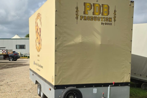 Carrello Rimorchio Telonato doppio assale