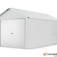 Capanno container box 360x762cm serranda bianco