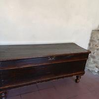 cassapanca antica in legno 