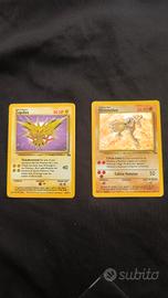 Lotto Carte Pokemon Zapdos 15/62 Hitmonlee 9/62