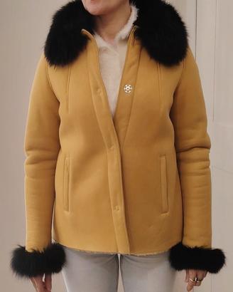 Giacca shearling nappato