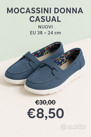 Mocassini Donna Casual – EU 38 – Leggeri & Comodi