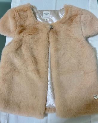 Gilet in pelliccia sintetica taglia 8 anni