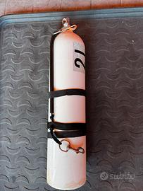 Bombola 7 lt luxfer in alluminio con imbrago