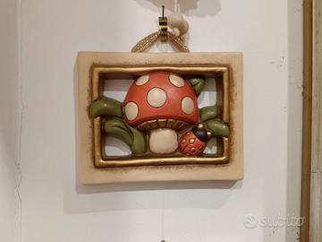 Formella Thun fungo e coccinella