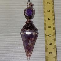 Pendolo Divinazione Ametista Energia Reiki 