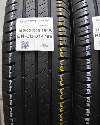 2 Pneumatici 195/65 R16 Linglong Green Max