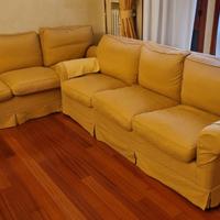 Set 2 divani 3 posti + 1 poltrona artigianali