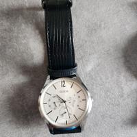 Orologio guess cinturino nero uomo