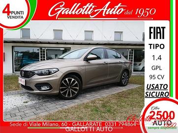 FIAT Tipo 1.4 95cv GPL 4 porte Lounge