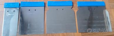 Set di 4 spatole: 5 cm, 8cm, 10cm, 12cm