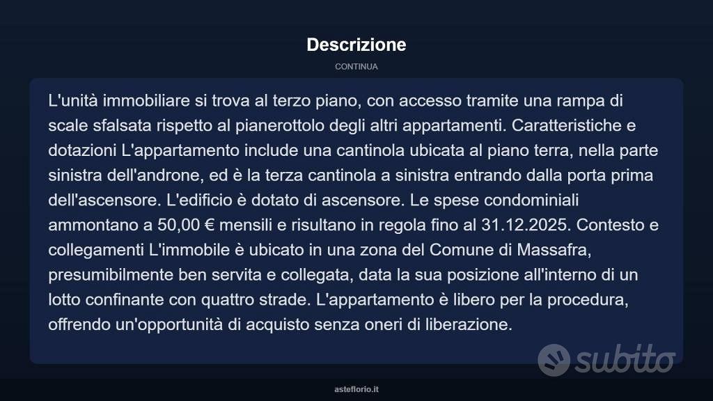 Appartamento – Massafra, Taranto - Altro