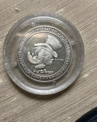 Moneta commemorativa zio paperone