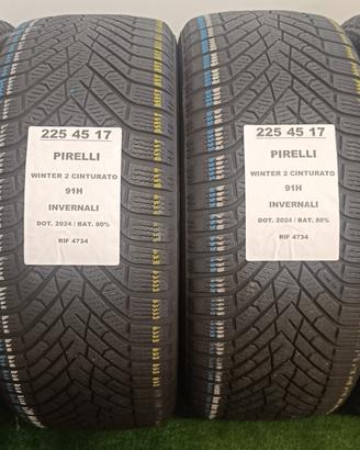 4 GOMME 225 45 17 PIRELLI 2024 INV RIF4734