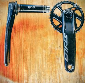 guarnitura pedivelle mtb