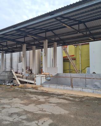 Tramoggia ricezione uve acciaio inox