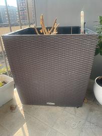 Vaso Lechuza  50x50 a riserva d'acqua