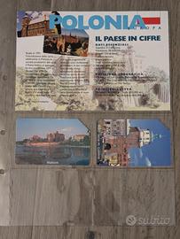 2 Schede Telefoniche Polacche  Con Scheda Bolaffi