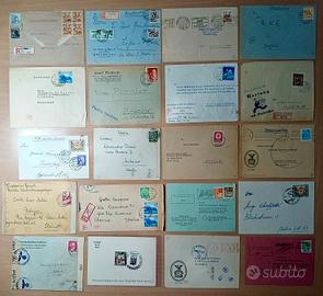 lotto 42 buste affrancate tedesche epoca