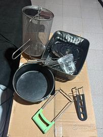 Friggitrice ad aria a 2 livelli