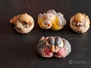 Artefice Ottanta statuine d'anatra e di uccellini