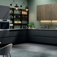 CUCINA OPEN SPACE COMPLETA DI LIVING MODERNO