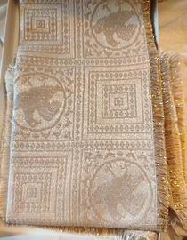 Tovaglietta da tè n lurex oro